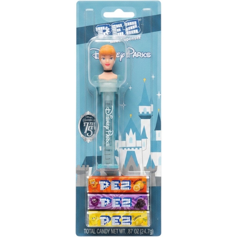 Disney Parks 2025 PEZ Cinderella 75th Anniversary Edition Candy & Dispenser NEW